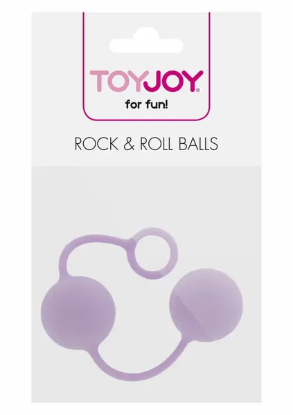 ToyJoy Rock & Roll Balls silikonske kuglice sa otežanjem crne