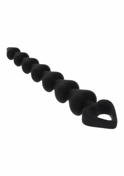 TOYJOY Heart Beads silikonske intimne kuglice sa omčom u obliku srca, roze