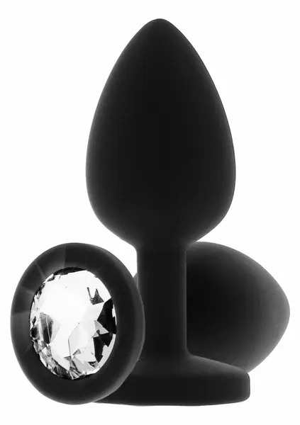 TOYJOY Diamond Booty Jewel Large silikonski analni čep sa ukrasnim kristalom