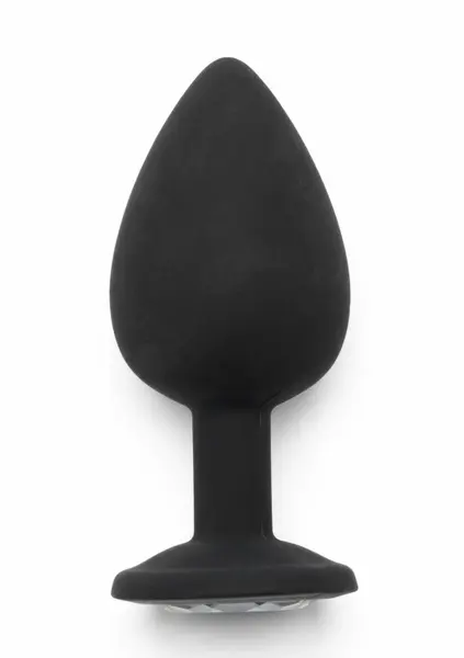TOYJOY Diamond Booty Jewel Large silikonski analni čep sa ukrasnim kristalom