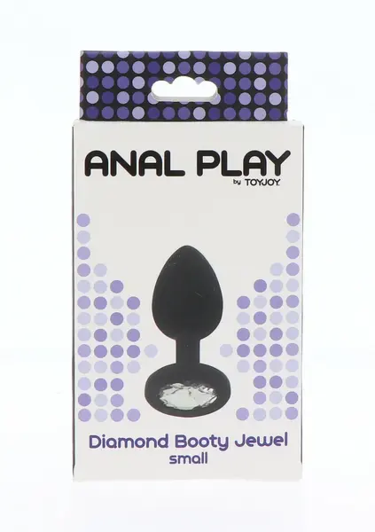 TOYJOY Diamond Booty Jewel Small silikonski analni čep sa ukrasnim kamenom