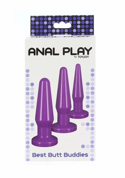 TOYJOY Best Butt Buddies set, trodelna kolekcija TPE analnih čepova