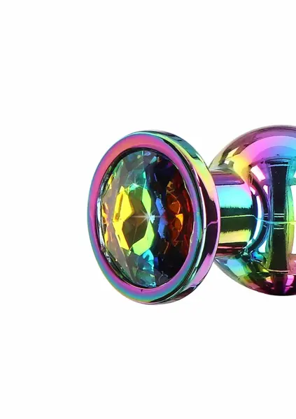 TOYJOY Twilight Bum Bijou Large aluminijumski analni čep sa duginim kristalom