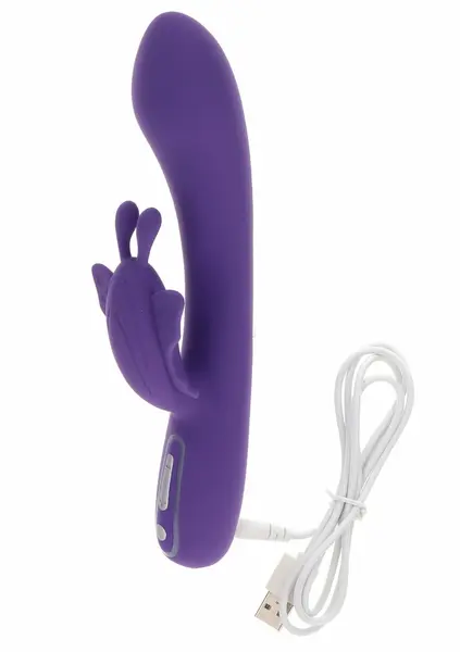 TOYJOY Rabbit Fabulous Butterfly Vibrator Silicone USB 7 Modes Pink