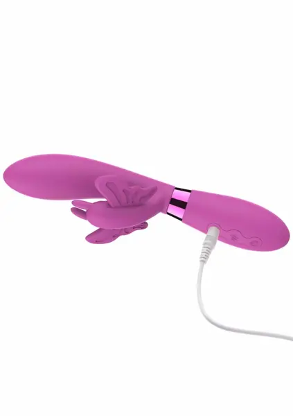 TOYJOY Farfalla Festival silikonski vibrator sa USB punjenjem i 7 modova ljubičasti