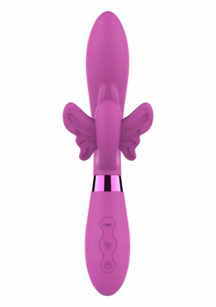TOYJOY Farfalla Festival silikonski vibrator sa USB punjenjem i 7 modova ljubičasti