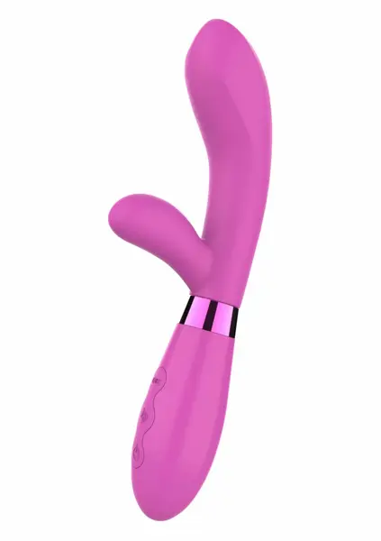 TOYJOY Jingle Fiesta Vibrator Silikon USB 7 Modova Roze