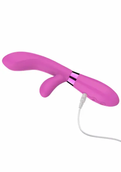 TOYJOY Jingle Fiesta Vibrator Silikon USB 7 Modova Roze