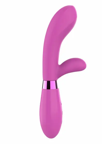 TOYJOY Jingle Fiesta Vibrator Silikon USB 7 Modova Roze