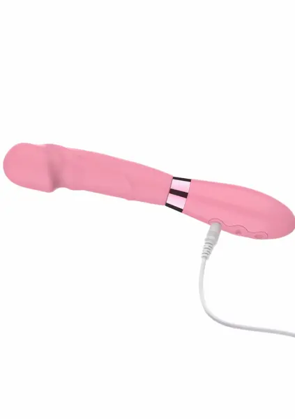 TOYJOY Pop Supreme roze silikonski vibrator sa USB punjenjem