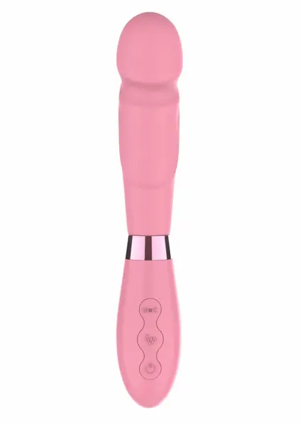 TOYJOY Pop Supreme roze silikonski vibrator sa USB punjenjem