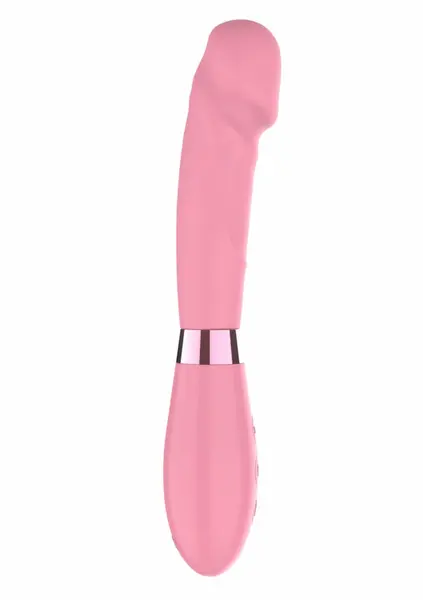 TOYJOY Pop Supreme roze silikonski vibrator sa USB punjenjem