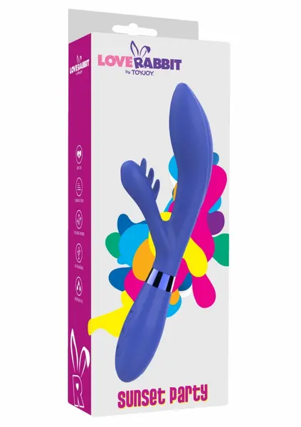 TOYJOY Sunset Party vibrator, napravljen od silikona, nudi 7 modova rada i praktično USB punjenje