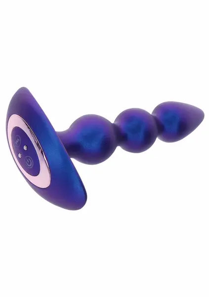 TOYJOY The Bold vibrirajući analni čep sa kuglicama i daljinskim upravljačem, crni