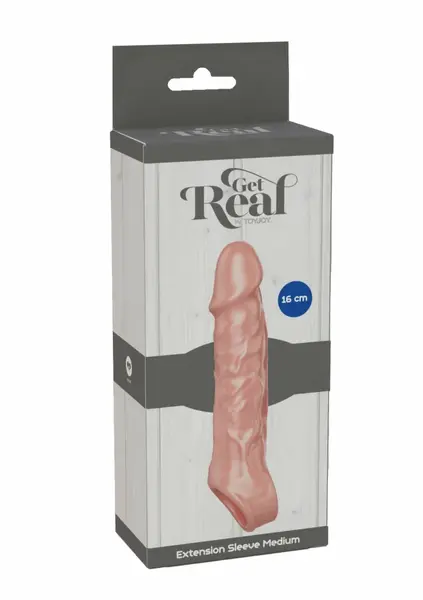 TOYJOY Get Real fleksibilna navlaka za produženje od TPE materijala srednja veličina 16 cm za maksimalno uživanje