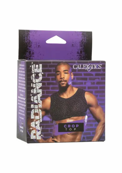 CalExotics Radiance Crop Top brenda Radiance, mrežasti dizajn sa svetlucavim cirkonima