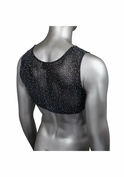 CalExotics Radiance Crop Top brenda Radiance, mrežasti dizajn sa svetlucavim cirkonima