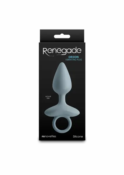 NS Novelties Renegade Orion vibrirajući analni čep od silikona na punjenje crni