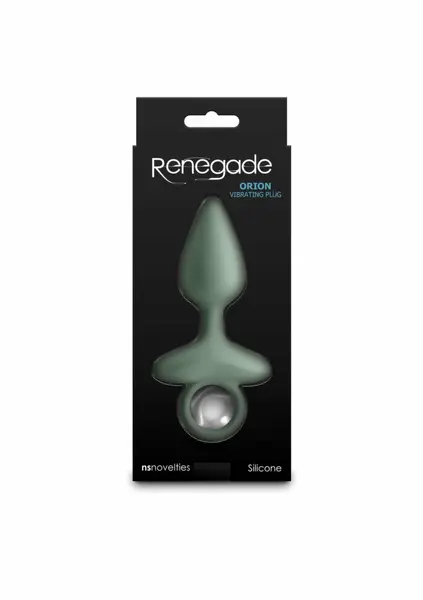 NS Novelties Renegade Orion vibrirajući analni čep od silikona na punjenje crni