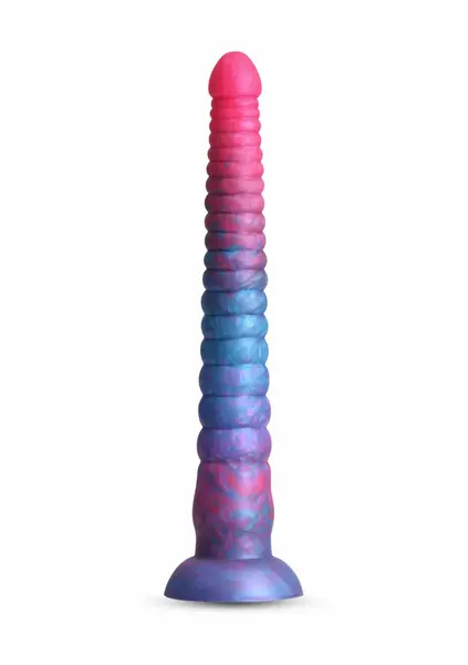 NS Novelties Colours Stacked silikonski model od 30.5 cm, trobojni, satenski finiš