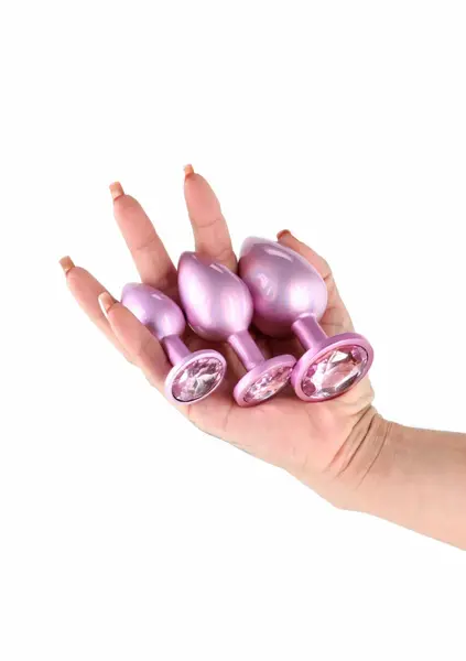NS Novelties Trainer Kit Iridescent Pink trodelni set sa hromiranim sjajem