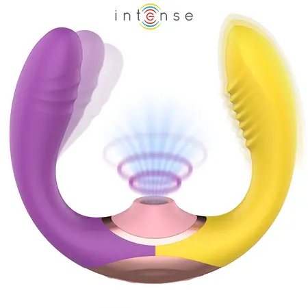 INTENSE Willow 3-in-1 Suction & Vibration Stimulator, U-Shape, Waterproof