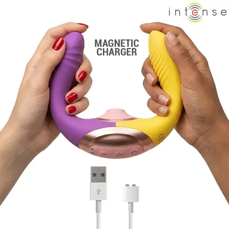 INTENSE Willow 3-in-1 Suction & Vibration Stimulator, U-Shape, Waterproof