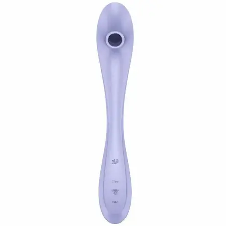 Satisfyer Easy Lover Vibrator & Air Pulse Stimulator, Waterproof, Pink