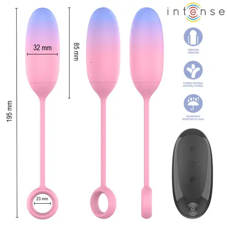 INTENSE Pamela Gradient G-Point Vibrator - Ergonomic Silicone, 10 Modes