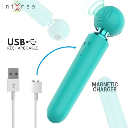 INTENSE Hamby Multifunction Suction & Vibration Stimulator Turquoise