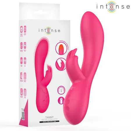 INTENSE Tammy rabbit stimulator sa grejanjem, 9 modova, ultra mekani silikon