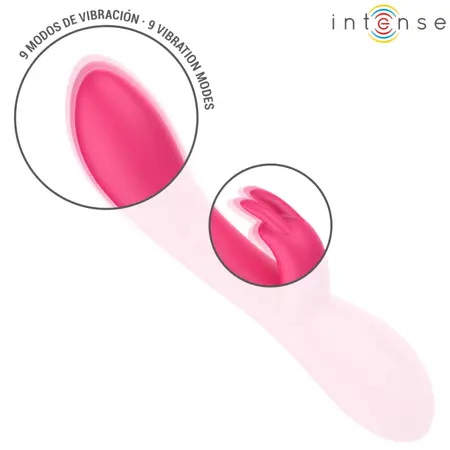 INTENSE Tammy rabbit stimulator sa grejanjem, 9 modova, ultra mekani silikon
