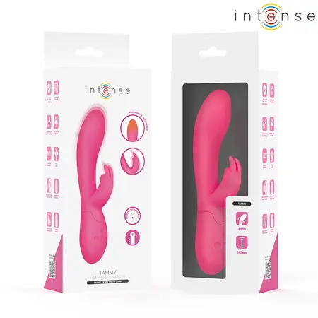 INTENSE Tammy rabbit stimulator sa grejanjem, 9 modova, ultra mekani silikon