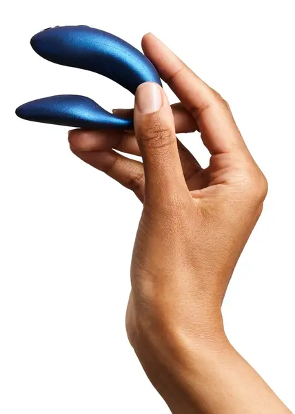 We-Vibe Chorus Cosmic Blue, intimni sistem sa dva motora, prilagodljiv i kontrolisan putem aplikacije