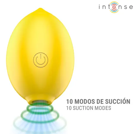 INTENSE MONI Lemon Airflow Intimate Stimulator, Waterproof, Silicone