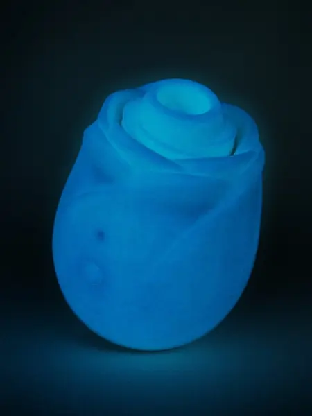 ROMP Rose Glow stimulator sa vazdušnim talasima, svetli u mraku, 7.6 cm