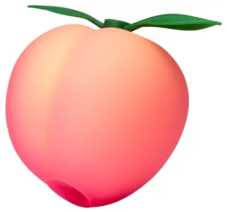 ROMP Pink Peach kompaktni stimulator na bazi vazdušnih talasa, vodootporan, napravljen od silikona