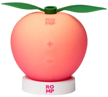 ROMP Pink Peach kompaktni stimulator na bazi vazdušnih talasa, vodootporan, napravljen od silikona
