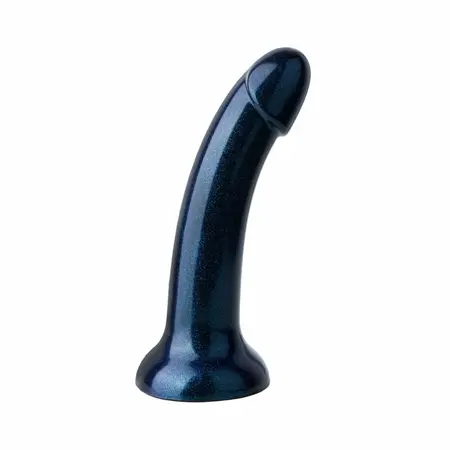 Easytoys Dildo Collection Metallic Glitter silikonski dildo od 19 cm