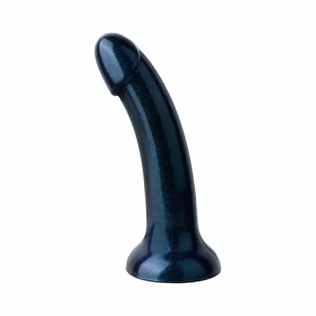 Easytoys Dildo Collection Metallic Glitter silikonski dildo od 19 cm