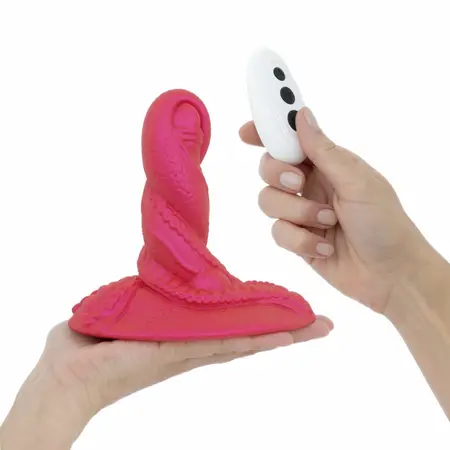 Mythical Mates The Deep One vibrirajuća podloga 15 cm, ergonomski silikon i daljinski upravljač