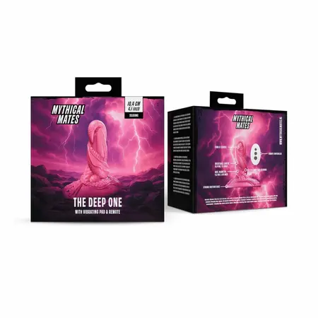Mythical Mates The Deep One vibrirajuća podloga 15 cm, ergonomski silikon i daljinski upravljač