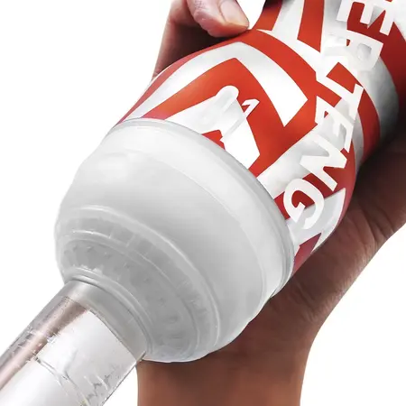 Tenga Super Tornado Blast intimni aparat, kompaktan, crveni, 16.1 cm
