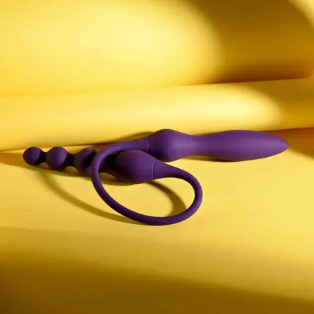 Playboy This & That dvostrani vibrator ljubičasti 10 modova vodootporan