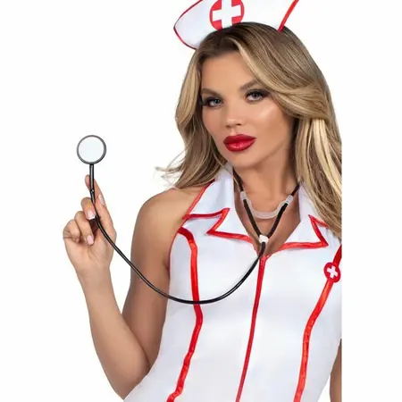 Leg Avenue kostim glavne medicinske sestre u beloj boji M/L, profesionalni medicinski stil