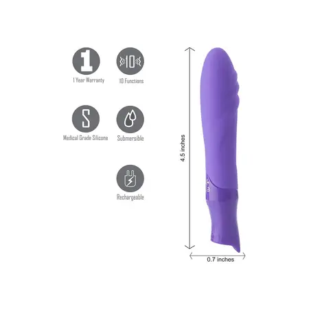 Margo silikonski vibrator sa 10 modova vibracije i nežnom površinom za intimno uživanje