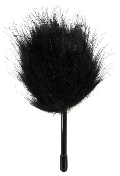 Magic Shiver ADV24 Feather Tickler Magic Shiver Black 11cm Vegan Soft Pompon