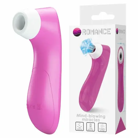 ROMANCE Clitoral Suction System Pink - 8-Level USB, Compact Design