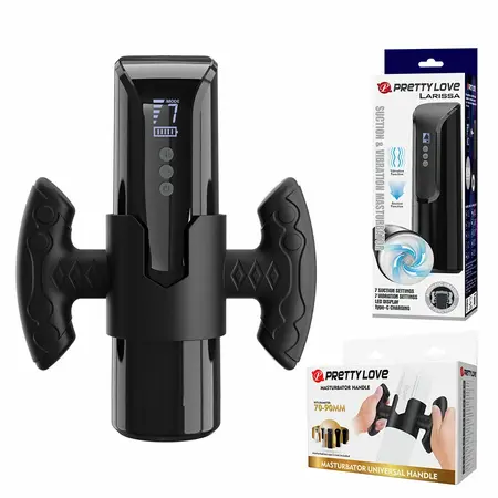 Pretty Love Larissa Intimate Device with Suction, Vibration & LED Display