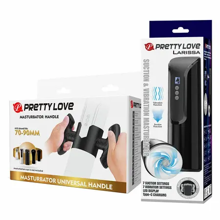 Pretty Love Larissa Intimate Device with Suction, Vibration & LED Display